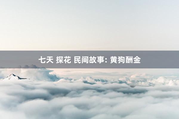 七天 探花 民间故事: 黄狗酬金